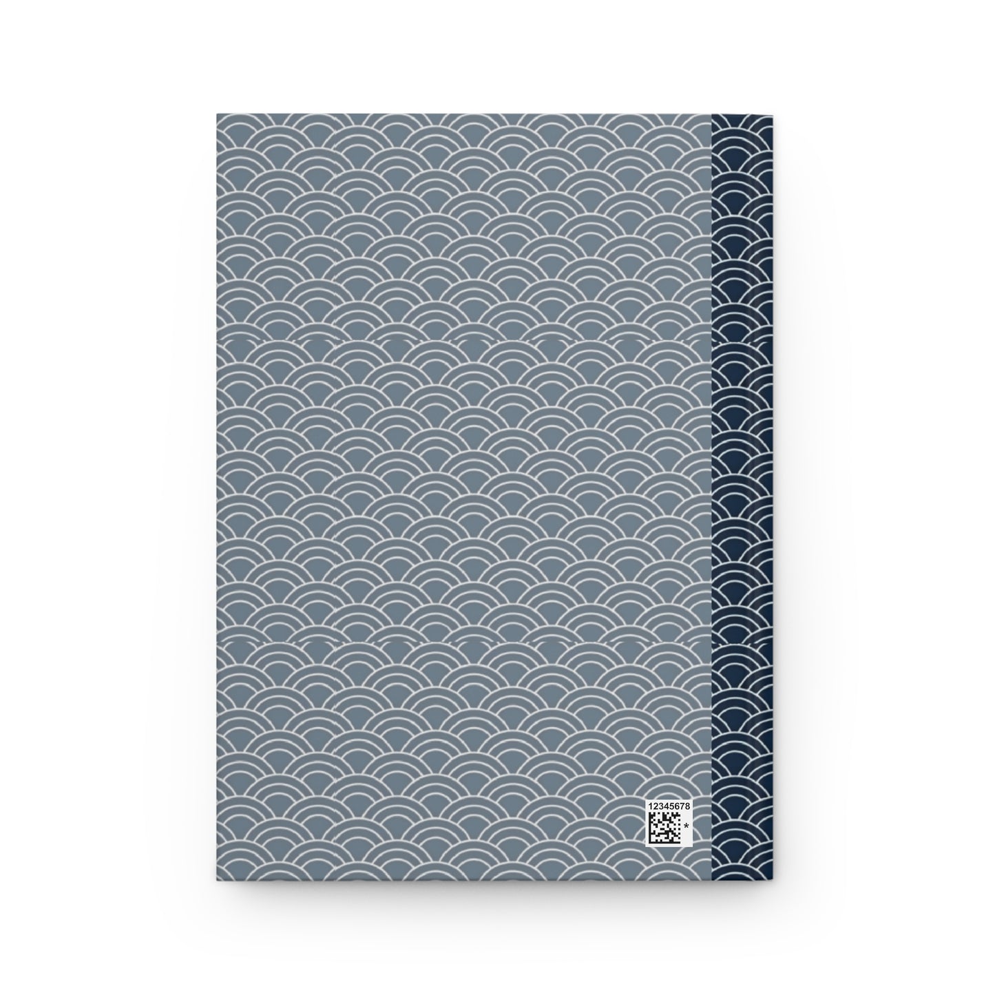 Japan Hardcover Notebook with traditional Japanese wave 5.5’’ x 8’’ 150 ruled pages for lovers of all things