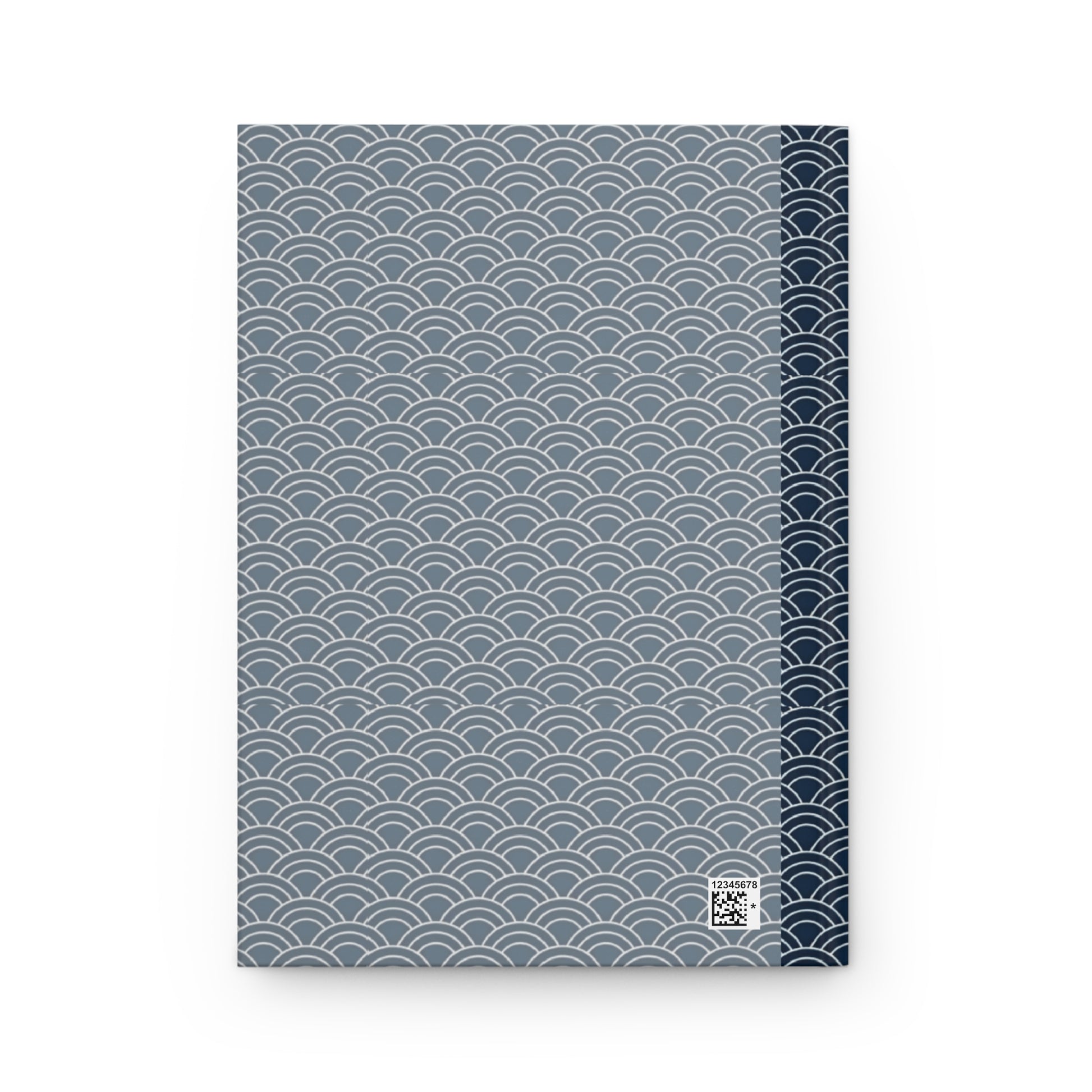 Japan Hardcover Notebook with traditional Japanese wave 5.5’’ x 8’’ 150 ruled pages for lovers of all things