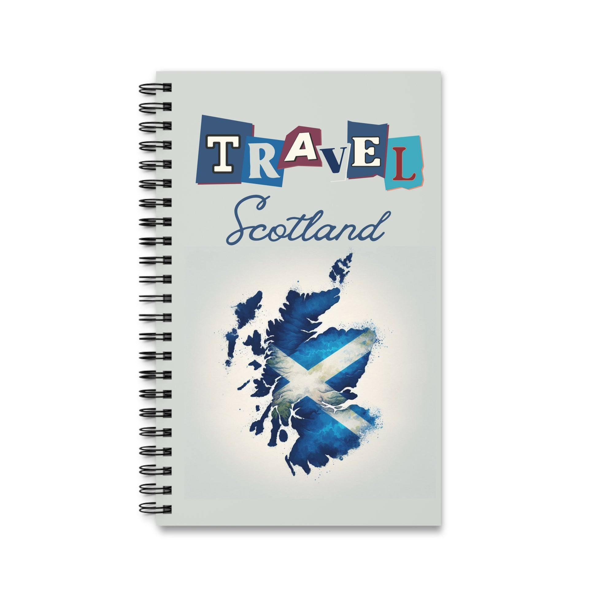 Travel Scotland with this Spiral bound travel notebook travel scrapbook Choose your page style - Paper products