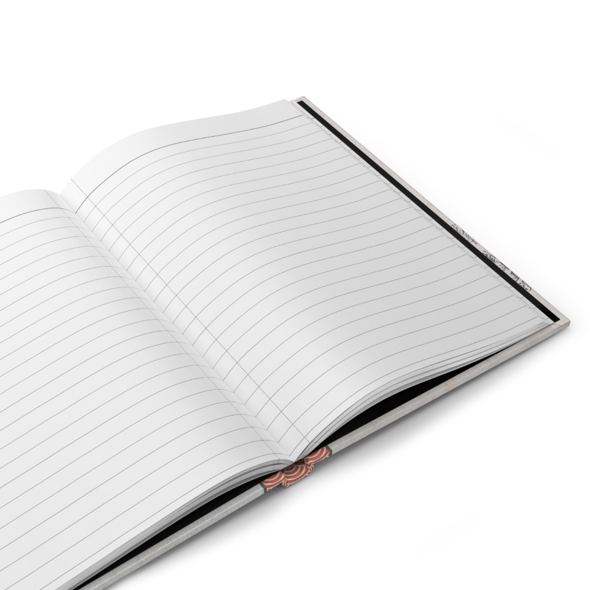 Japanese Hardcover Notebook with traditional Japanese chrysanthemum 5.75’’x8’’ 150 ruled pages for lovers
