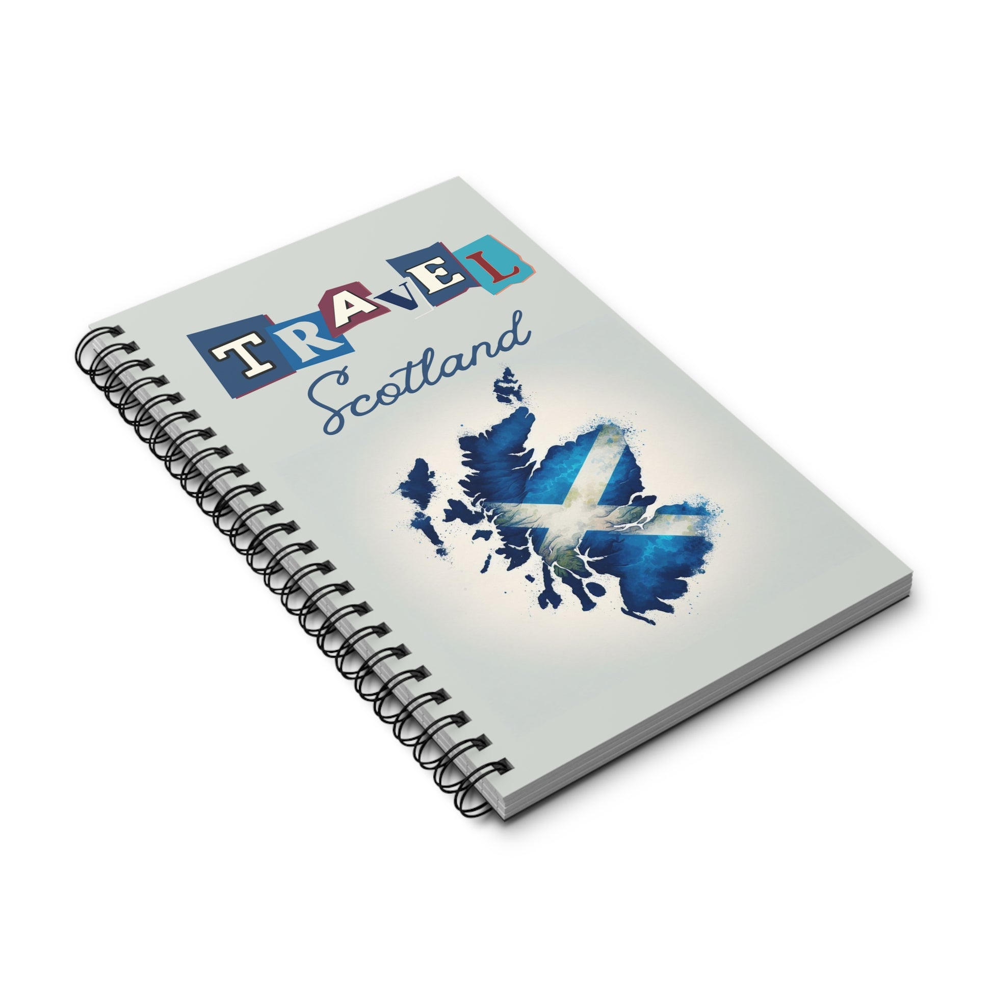 Travel Scotland with this Spiral bound travel notebook travel scrapbook Choose your page style - Paper products