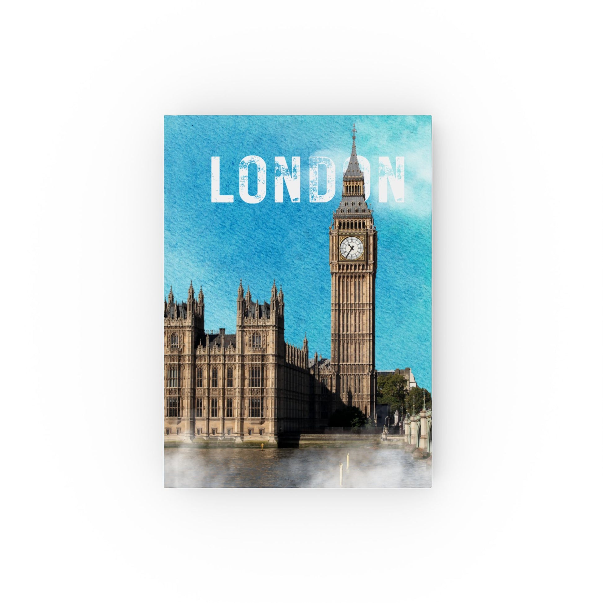 London Themed Hard Backed Notebook - Ruled line / 5.2’’ x 7.4’’ - Paper products