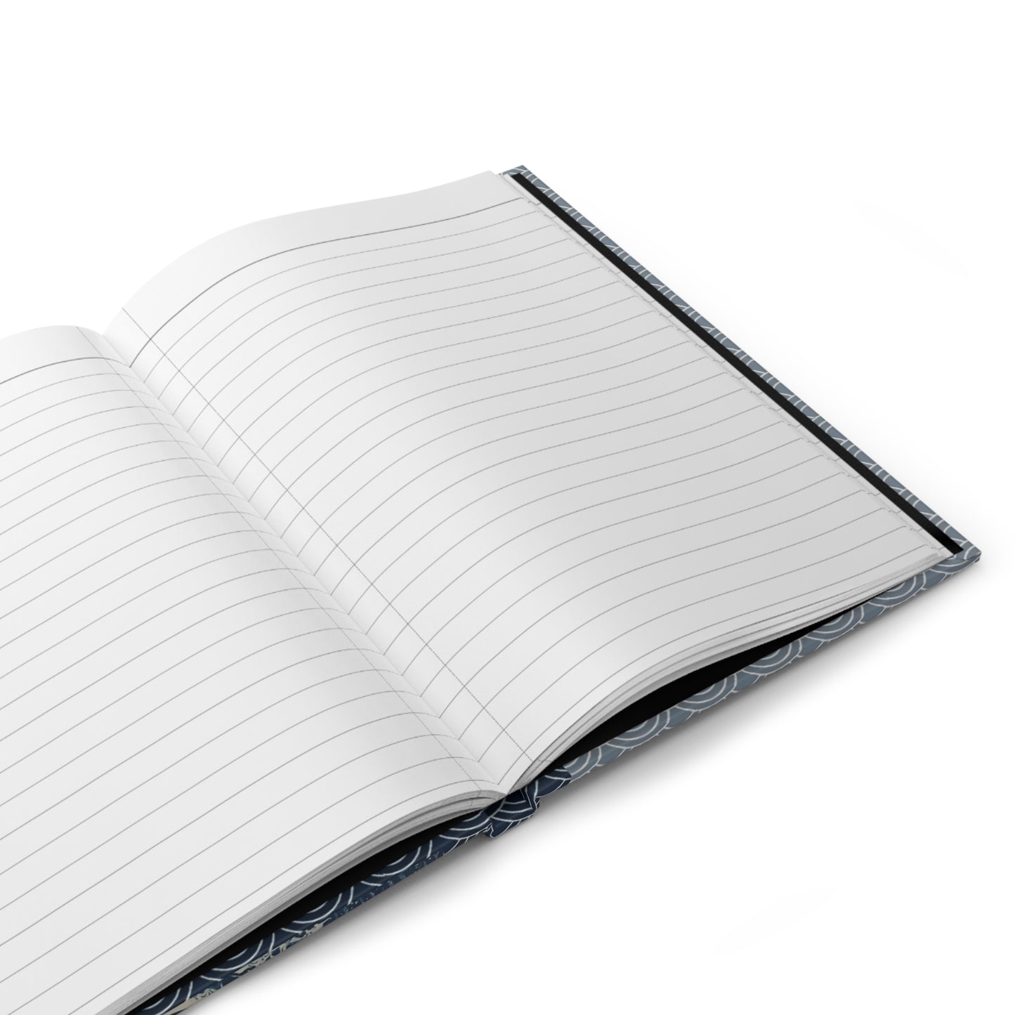 Japan Hardcover Notebook with traditional Japanese wave 5.5’’ x 8’’ 150 ruled pages for lovers of all things