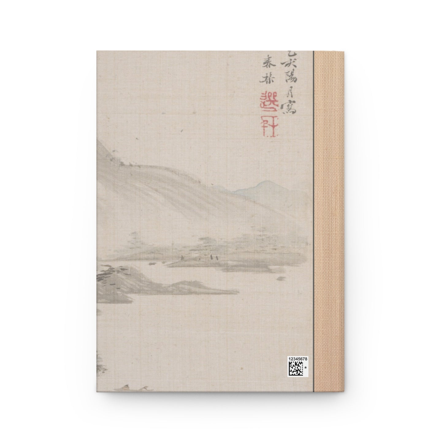 Japan Notebook Hardcover with traditional Japanese landscape 5.75’’x8’’ 150 ruled pages for lovers of all