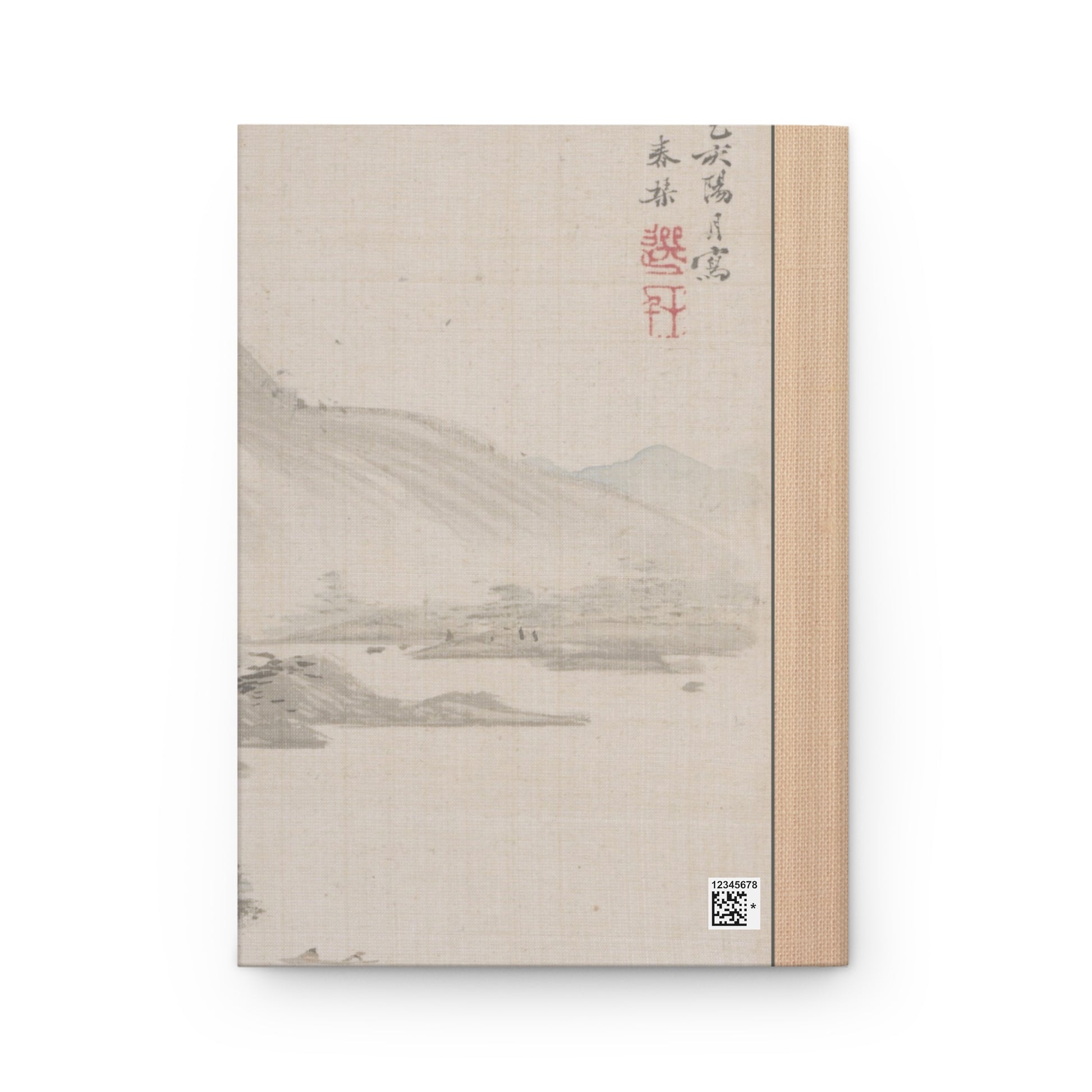 Japan Notebook Hardcover with traditional Japanese landscape 5.75’’x8’’ 150 ruled pages for lovers of all