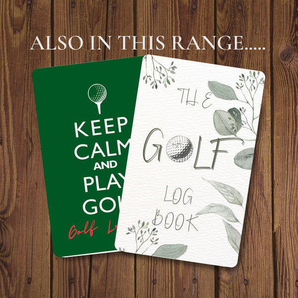 The Golf Log Book,  Golf Journal Score Tracker Book, Softback