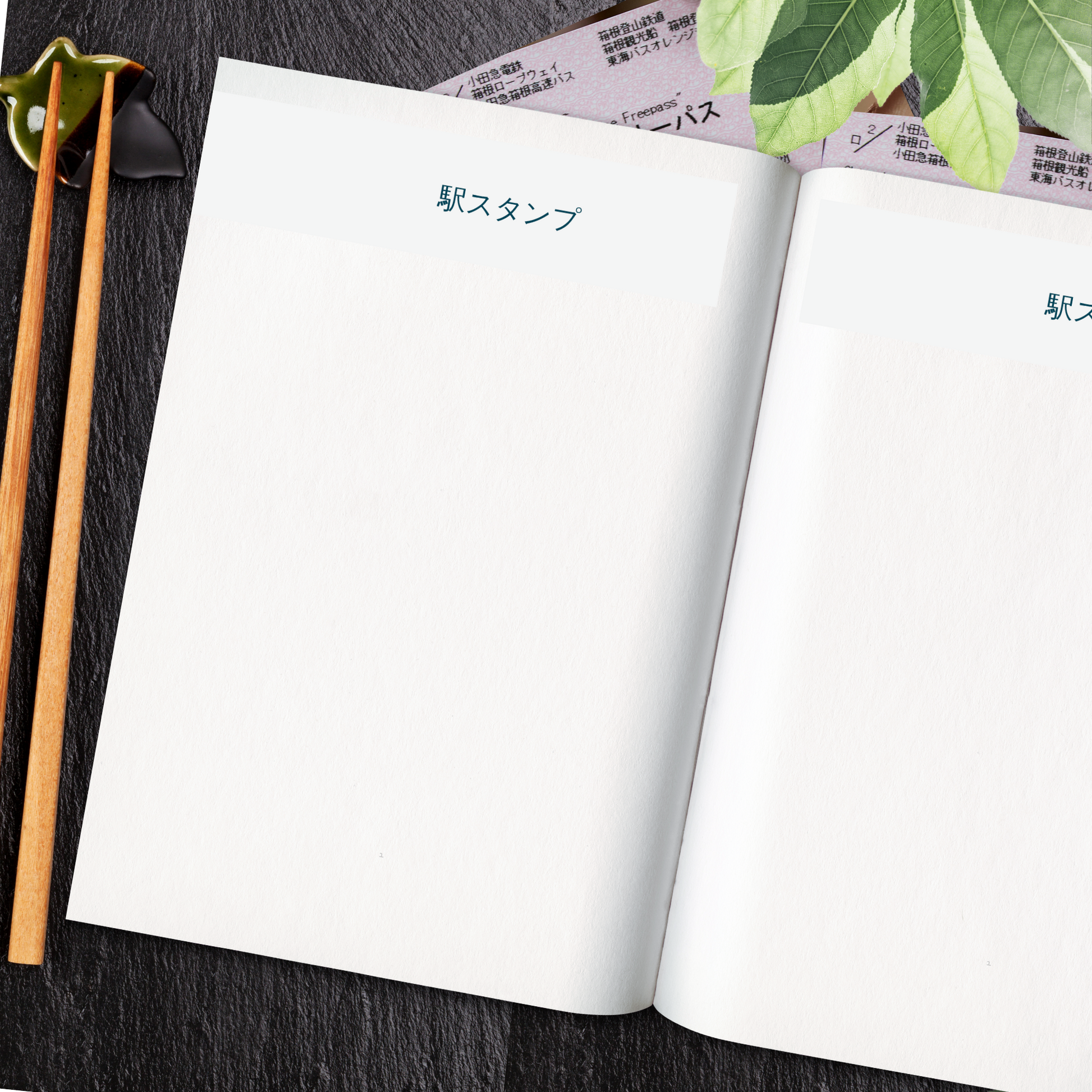 Eki Station Stamp Title in japanese kanji characters