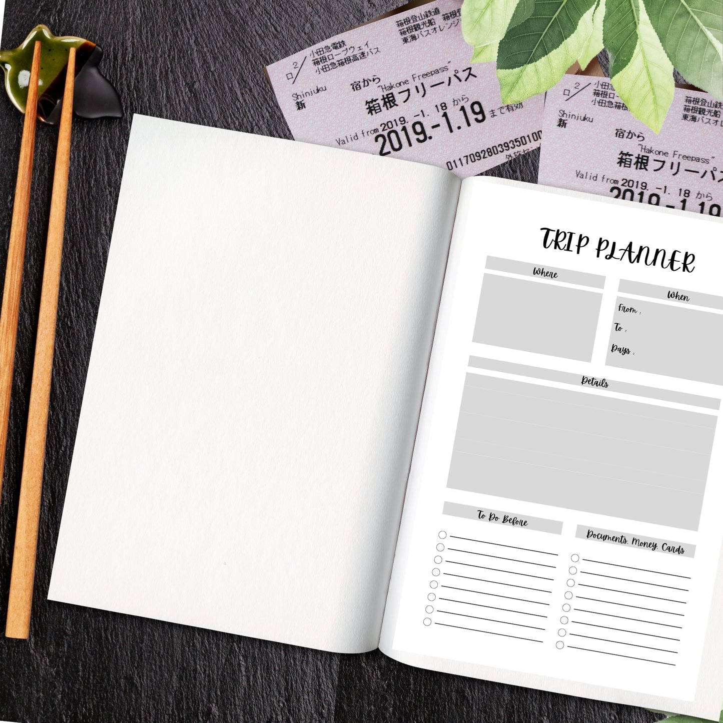 Japan Travel Journal & Planner - Travel Journal
