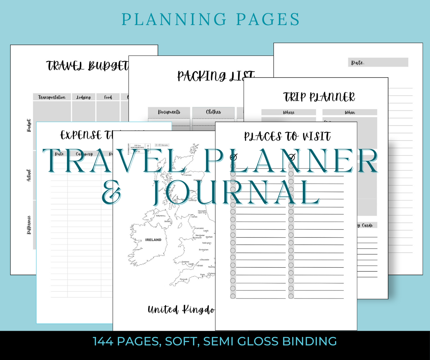 Japan Travel Journal Remember your trip with combined travel planner and journal. - Travel Journal