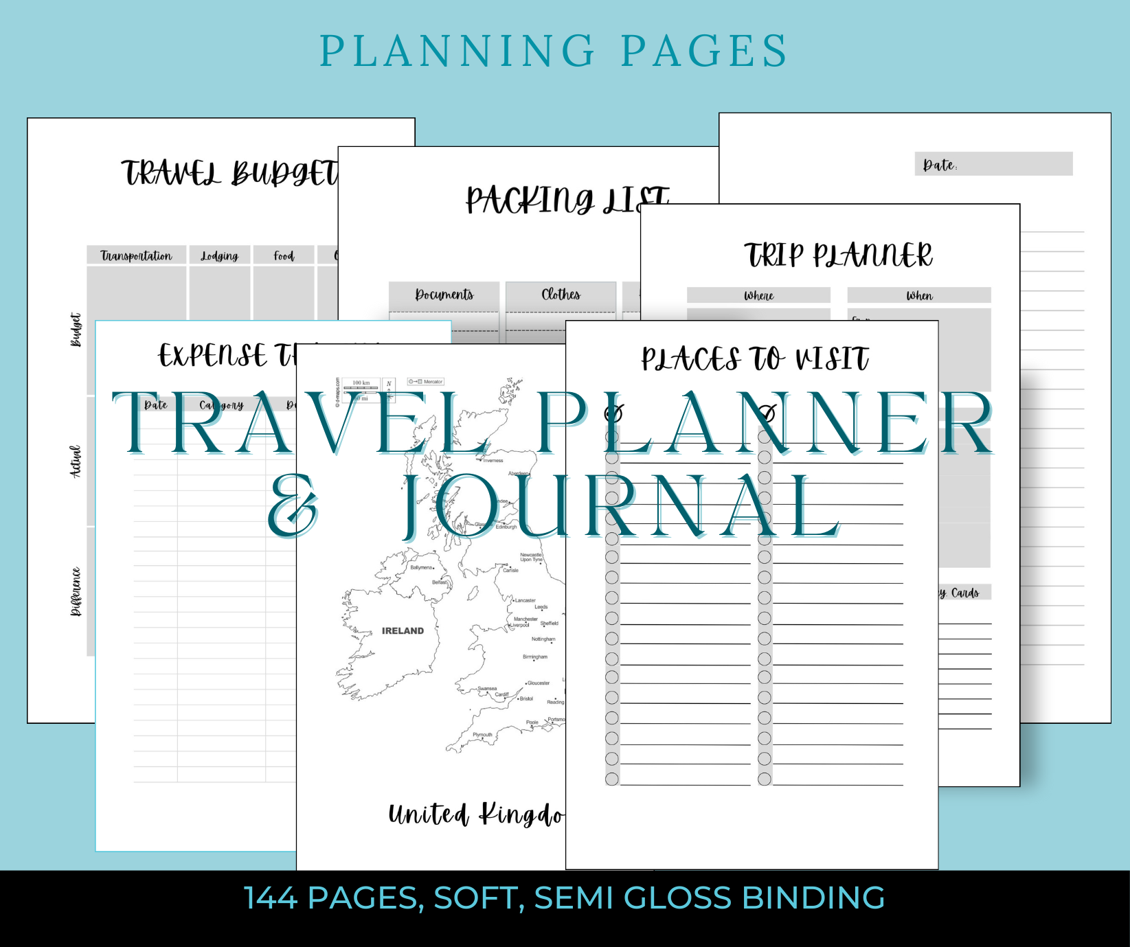 Japan Travel Journal Remember your trip with combined travel planner and journal. - Travel Journal