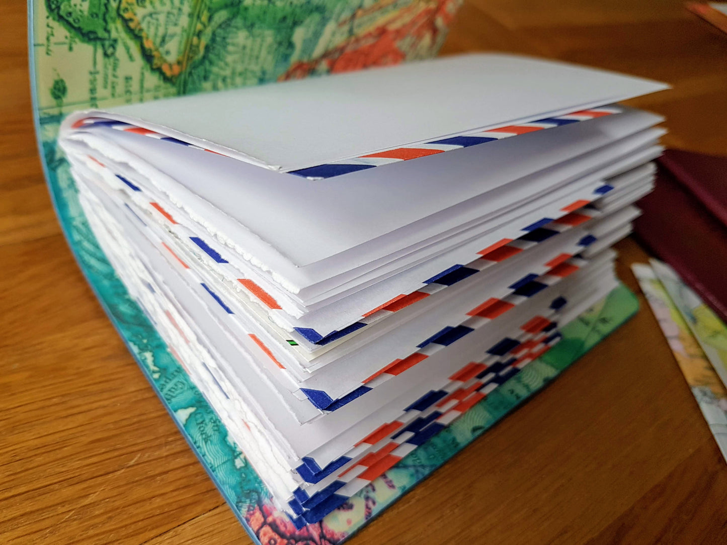 120gsm paper and airmail envelope pages