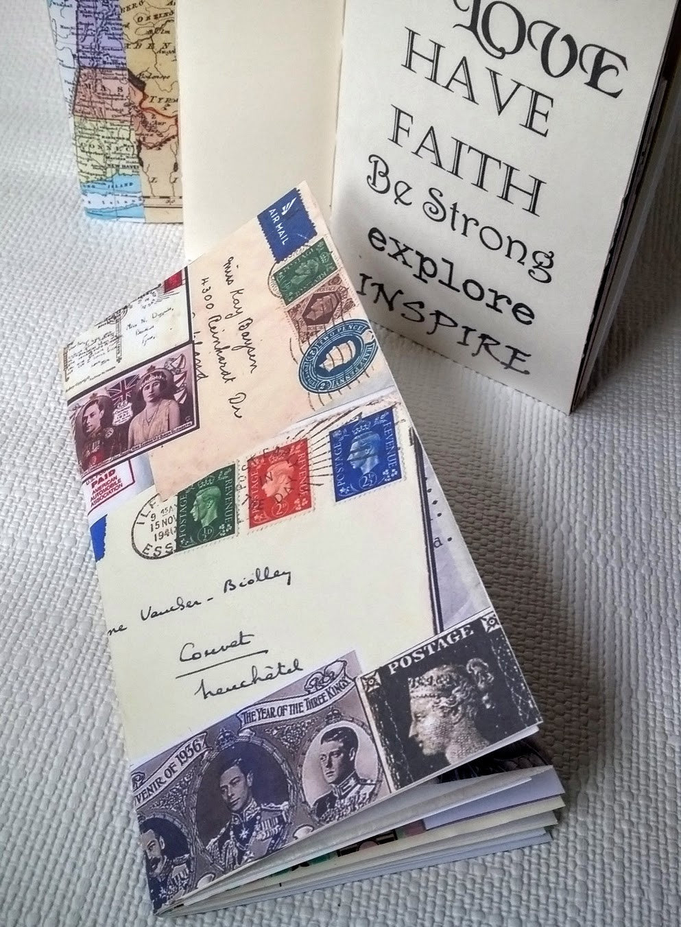 Vintage Postal Theme Junk Journal. Perfect for your Midori or 