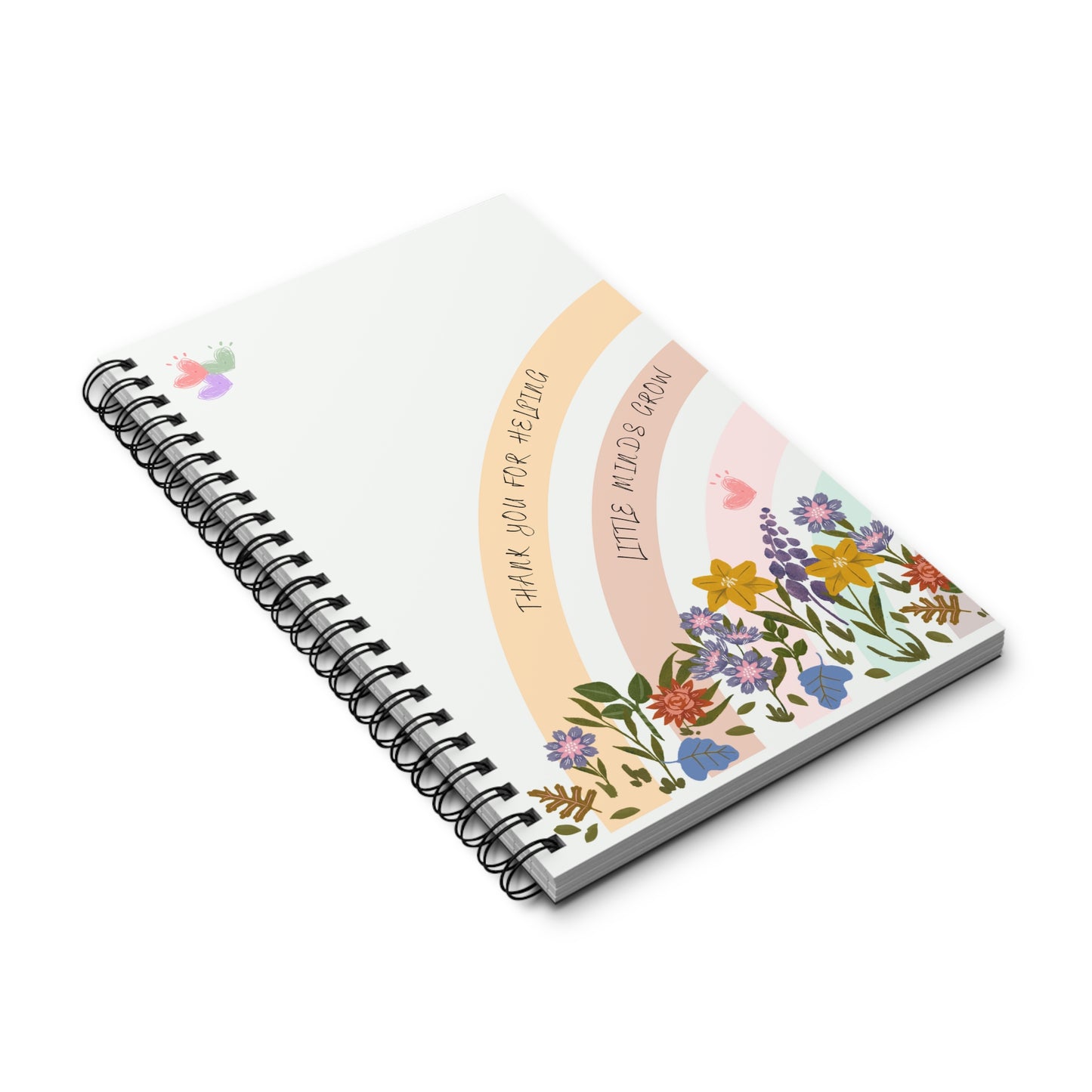 Teacher Gift Notebook Spiral bound, blank, lined or dot grid