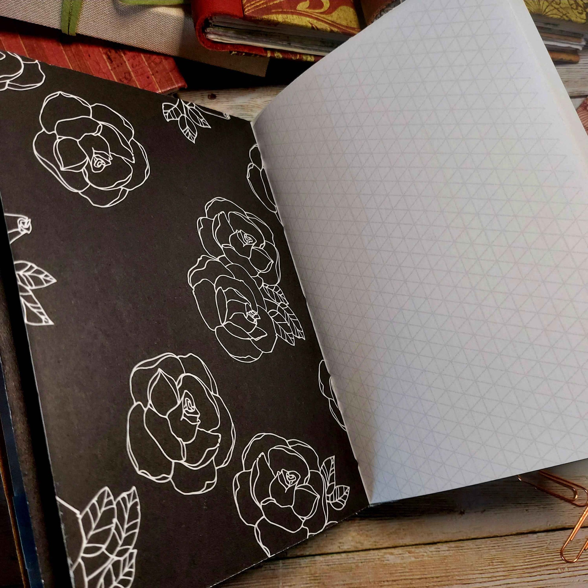 Mixed Paper Junk Journal Notebook -  A6 Hardback (Copy)