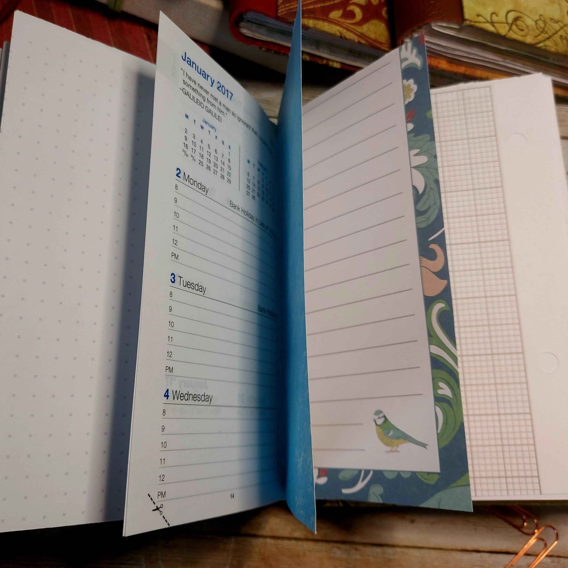 Mixed Paper Junk Journal Notebook -  A6 Hardback (Copy)