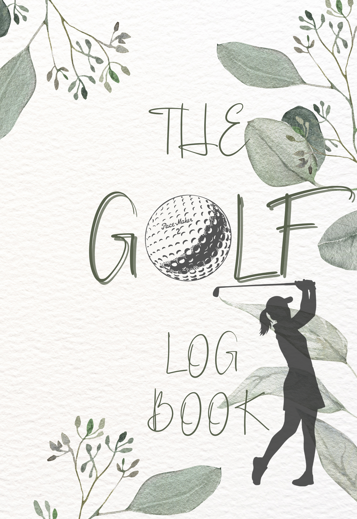 Ladies Golf Log Journal, Softback Golf Journal Score Tracker