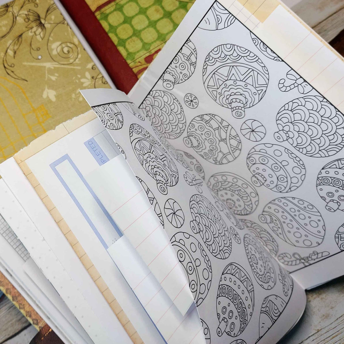 Junk Journal Notebook -  A6 with Leather Spine (Copy)