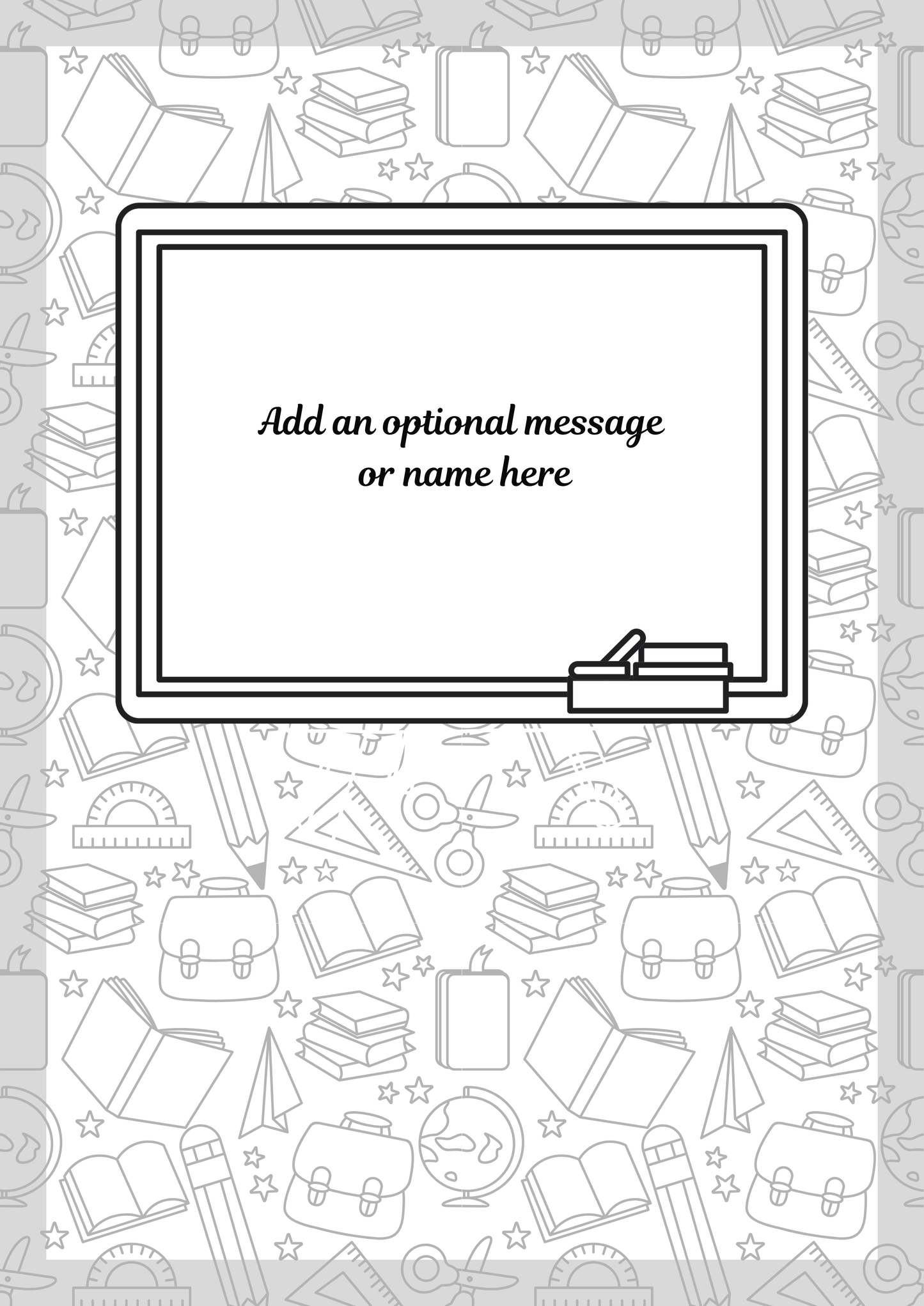 Personalised Teacher Gift Notebook, soft back, lined