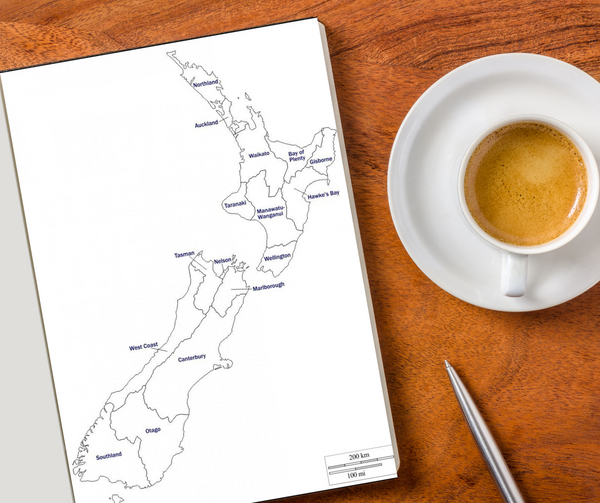 New Zealand Travel Journal, Remember your trip with combined travel planner and journal.