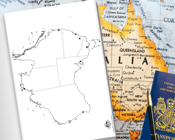 Australia Travel Journal, Remember your Australian trip with combined travel planner and journal.