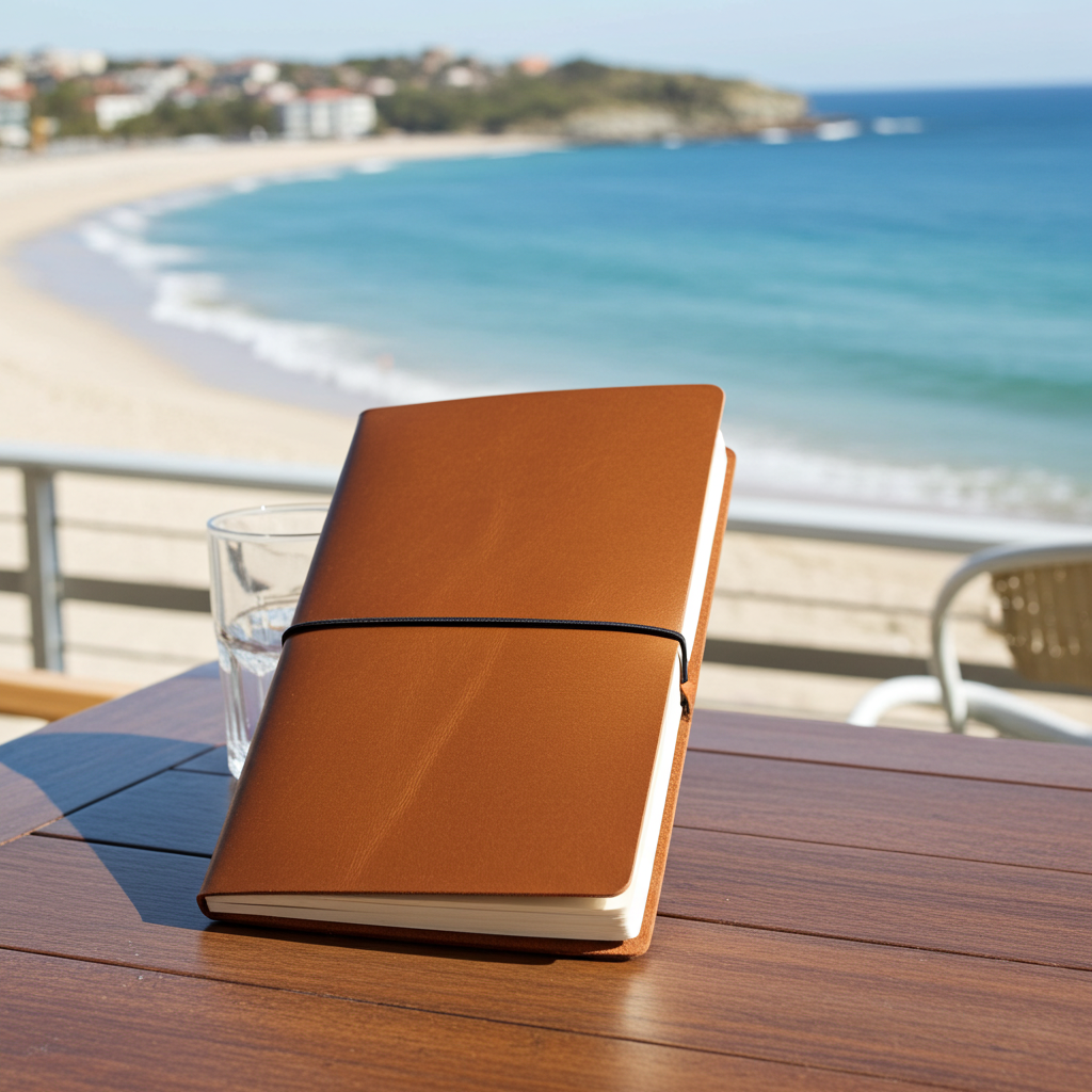 Australia Travel Journal - A5 Leather -  perfect for your Australian travel adventure