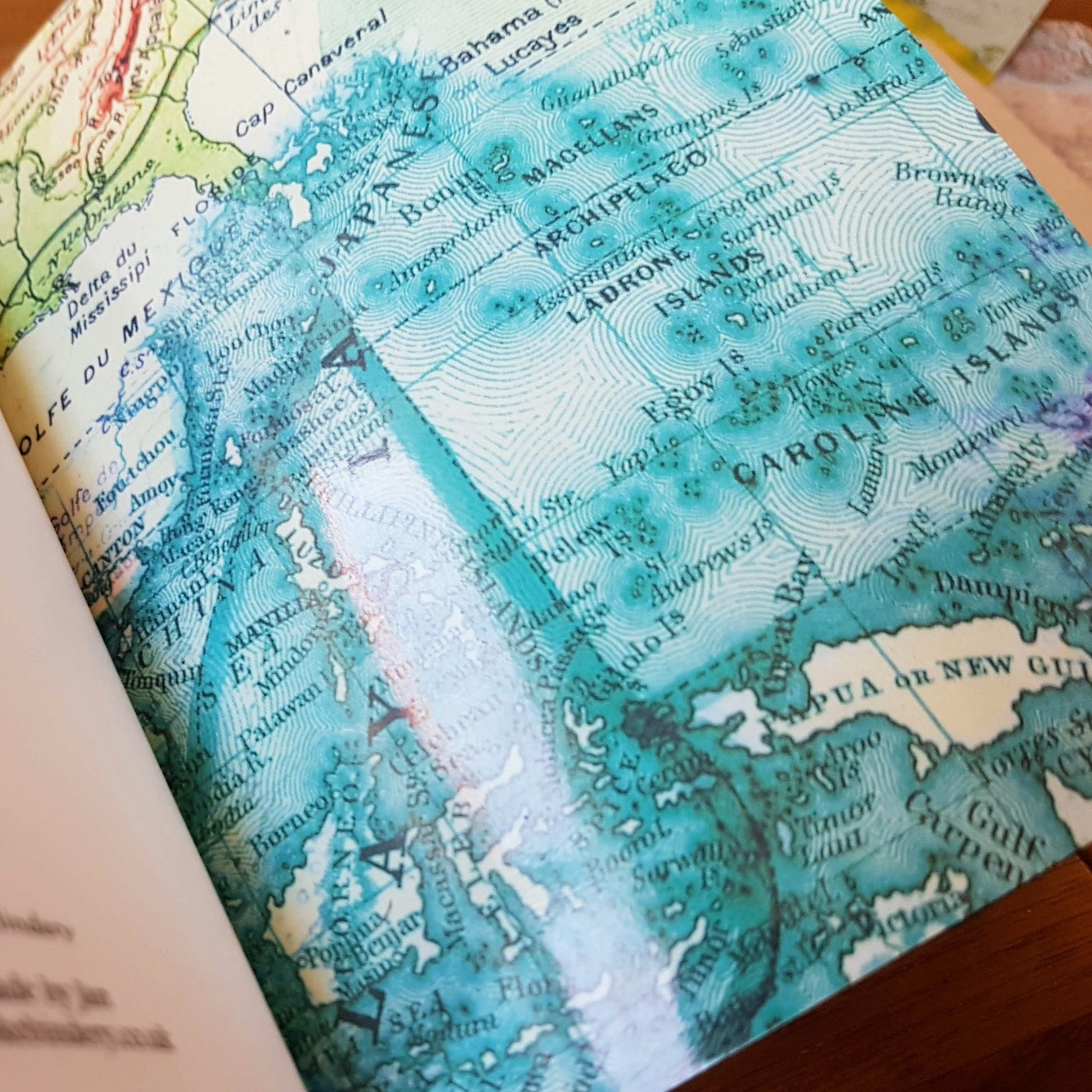 add maps to your travel journal