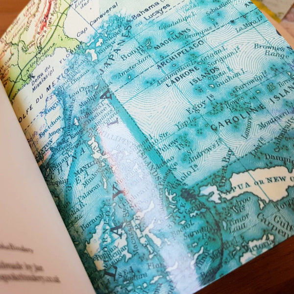 add maps to your travel journal