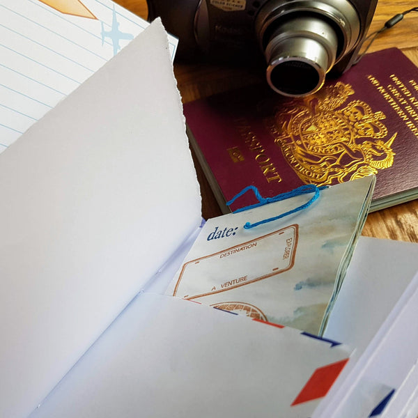 journal cards and booklets help make a special travel journal