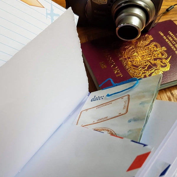 journal cards and booklets help make a special travel journal